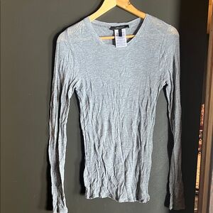 BCBGMaxAzria Heather Gray Top